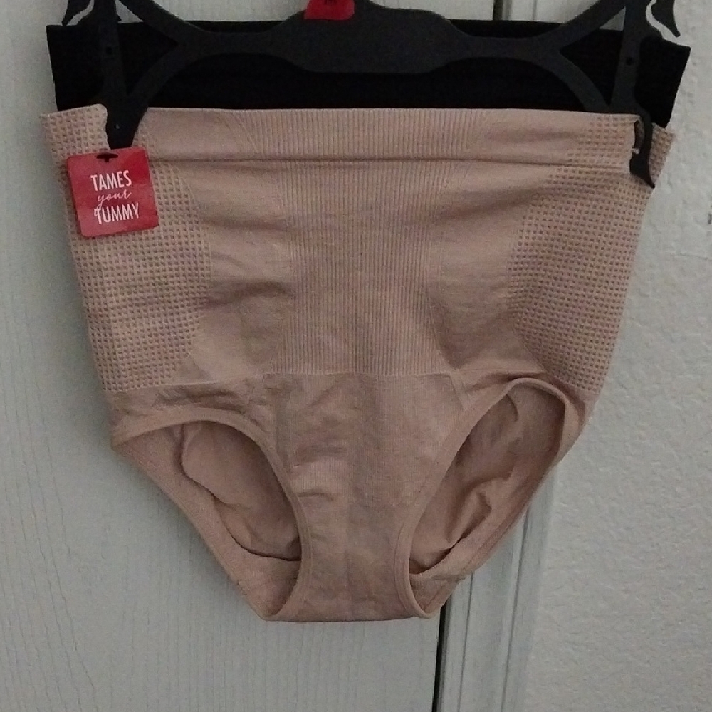 Skinnygirl Seamless High-Waisted Shapewear in Beige